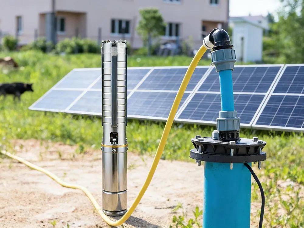 What determines solar water pump size?
