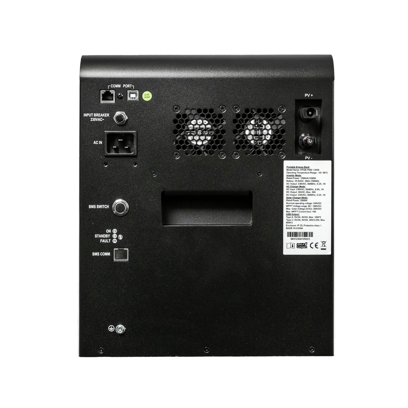 220V 1.2KW 0.768kWh  portable power station