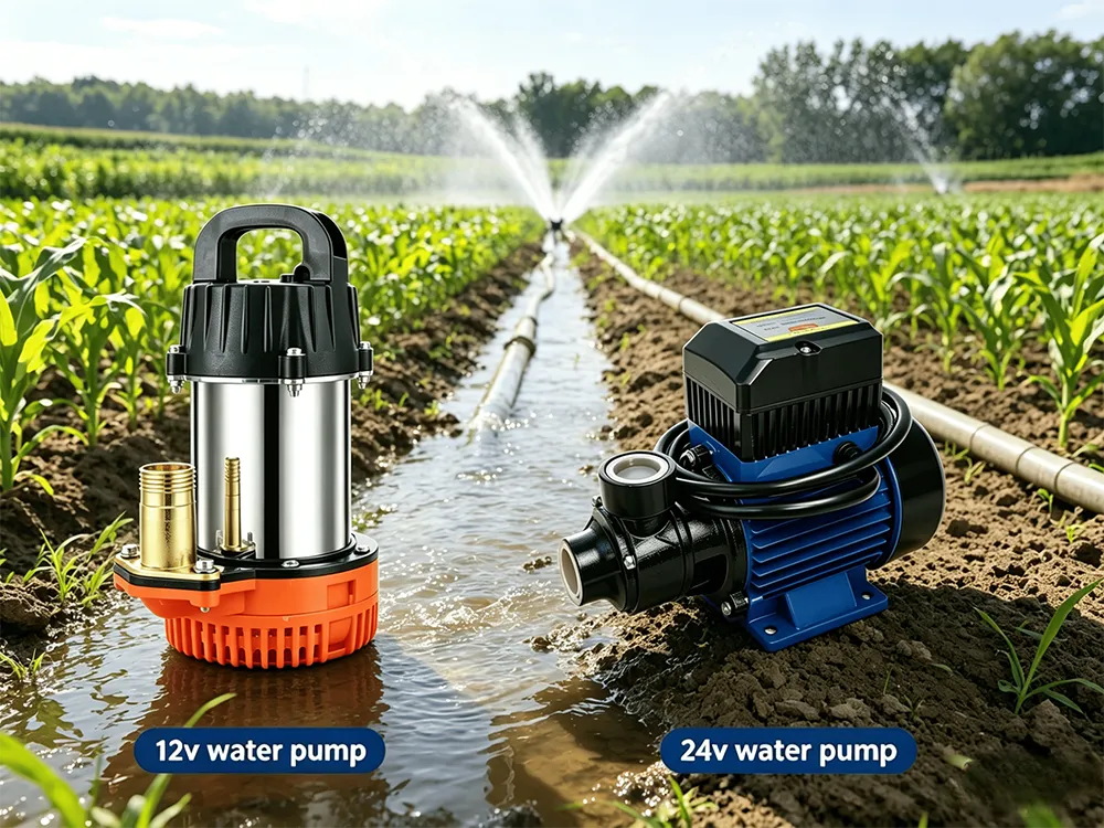 12V water pump VS 24V water pump