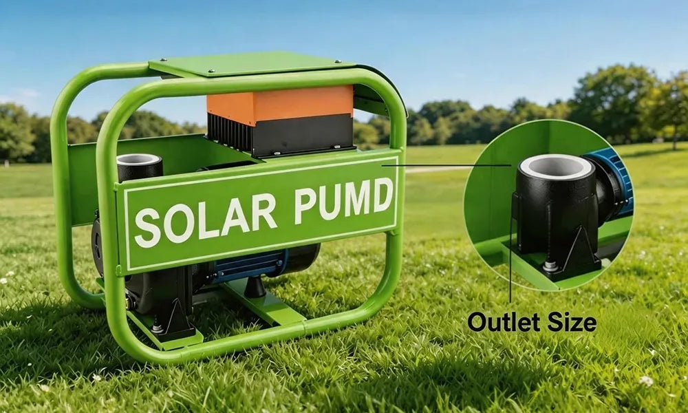 Does Pump Outlet Size Affect Solar Water Pump Flow Rate?