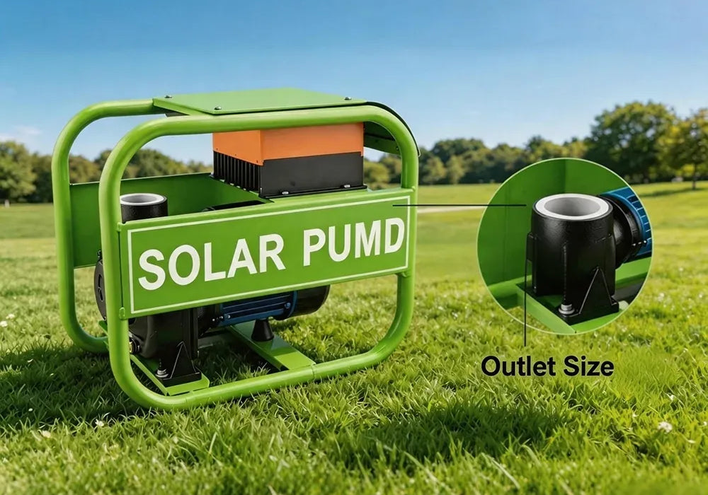 Does Pump Outlet Size Affect Solar Water Pump Flow Rate?