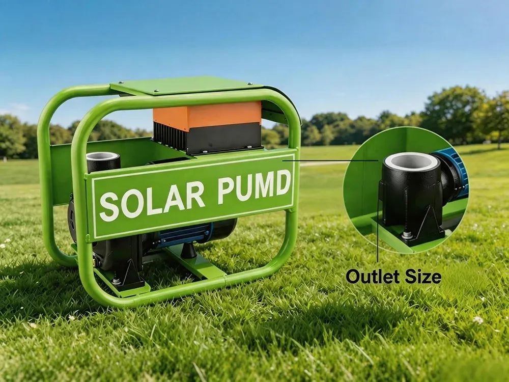 Does Pump Outlet Size Affect Solar Water Pump Flow Rate?