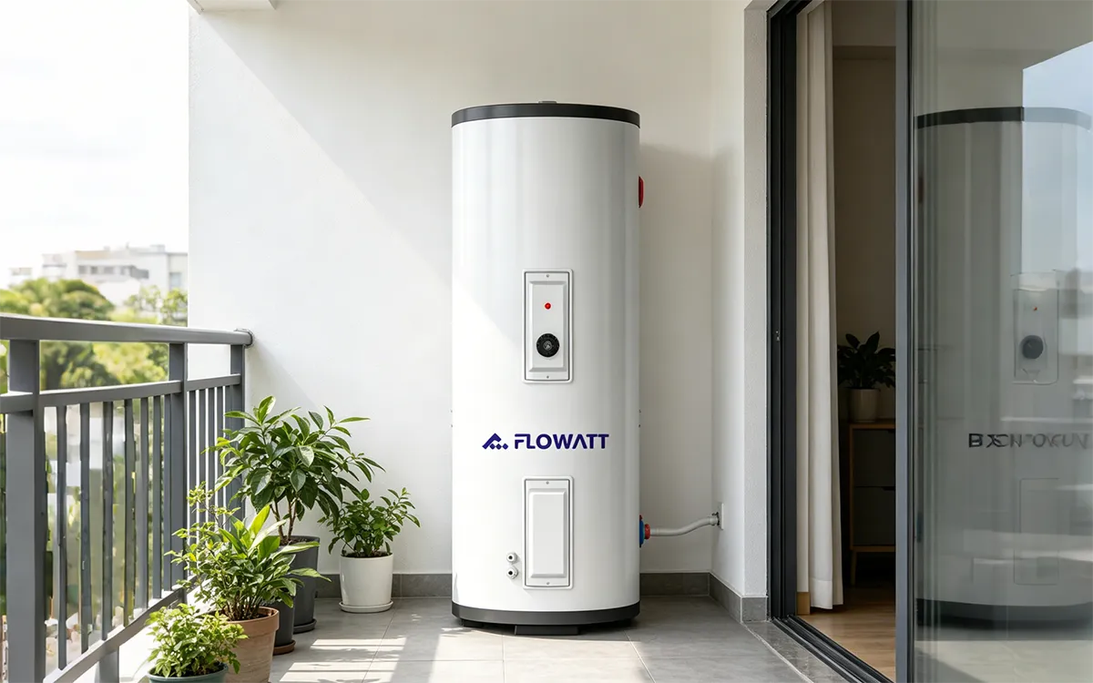 Floor-standing solar water heater
