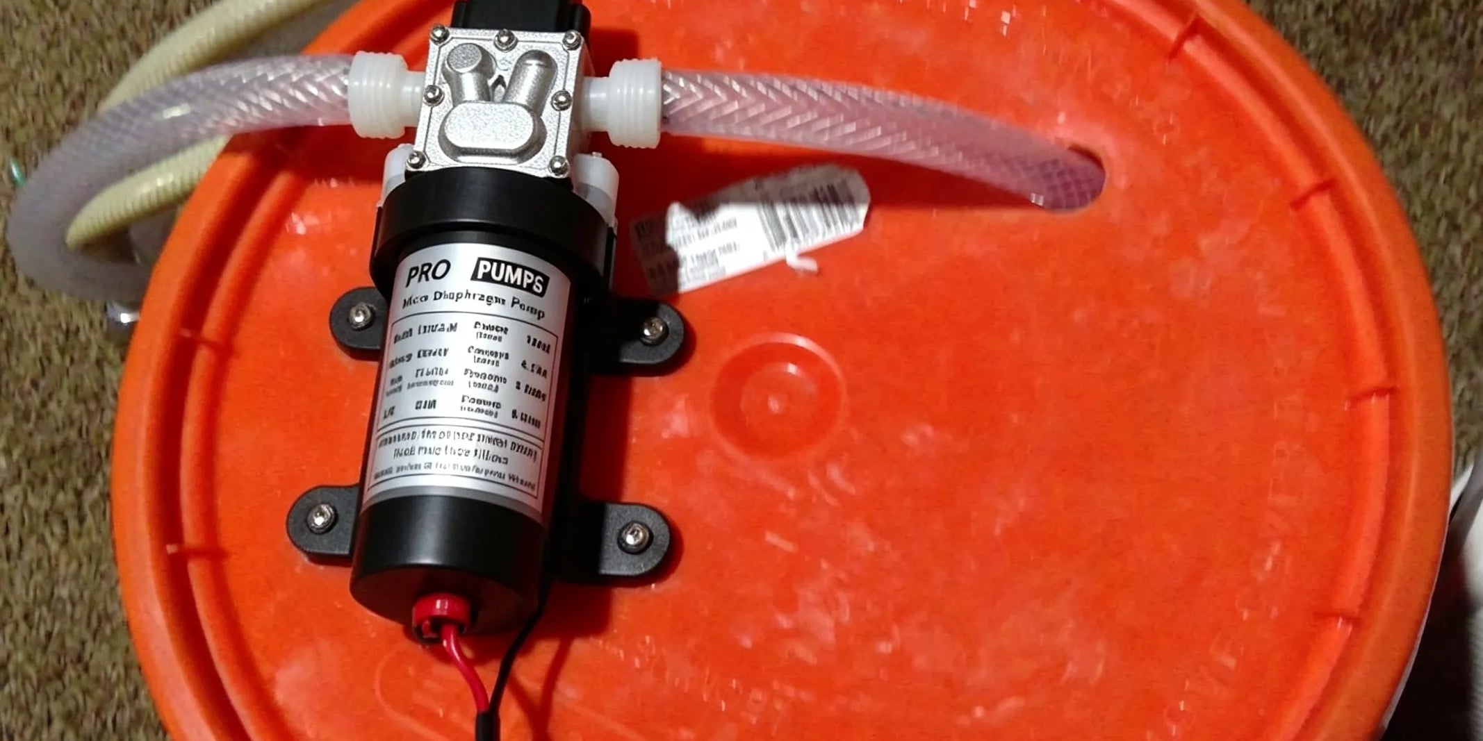 Mike’s 24V Food Grade Diaphragm Pump for Potable Water Transfer