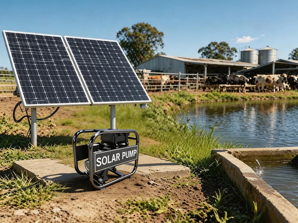 Flowatt 750W Centrifugal Water Pump for Off-Grid Irrigation