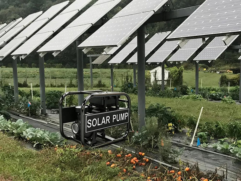 High-efficiency Flowatt DC submersible water pump for solar well system