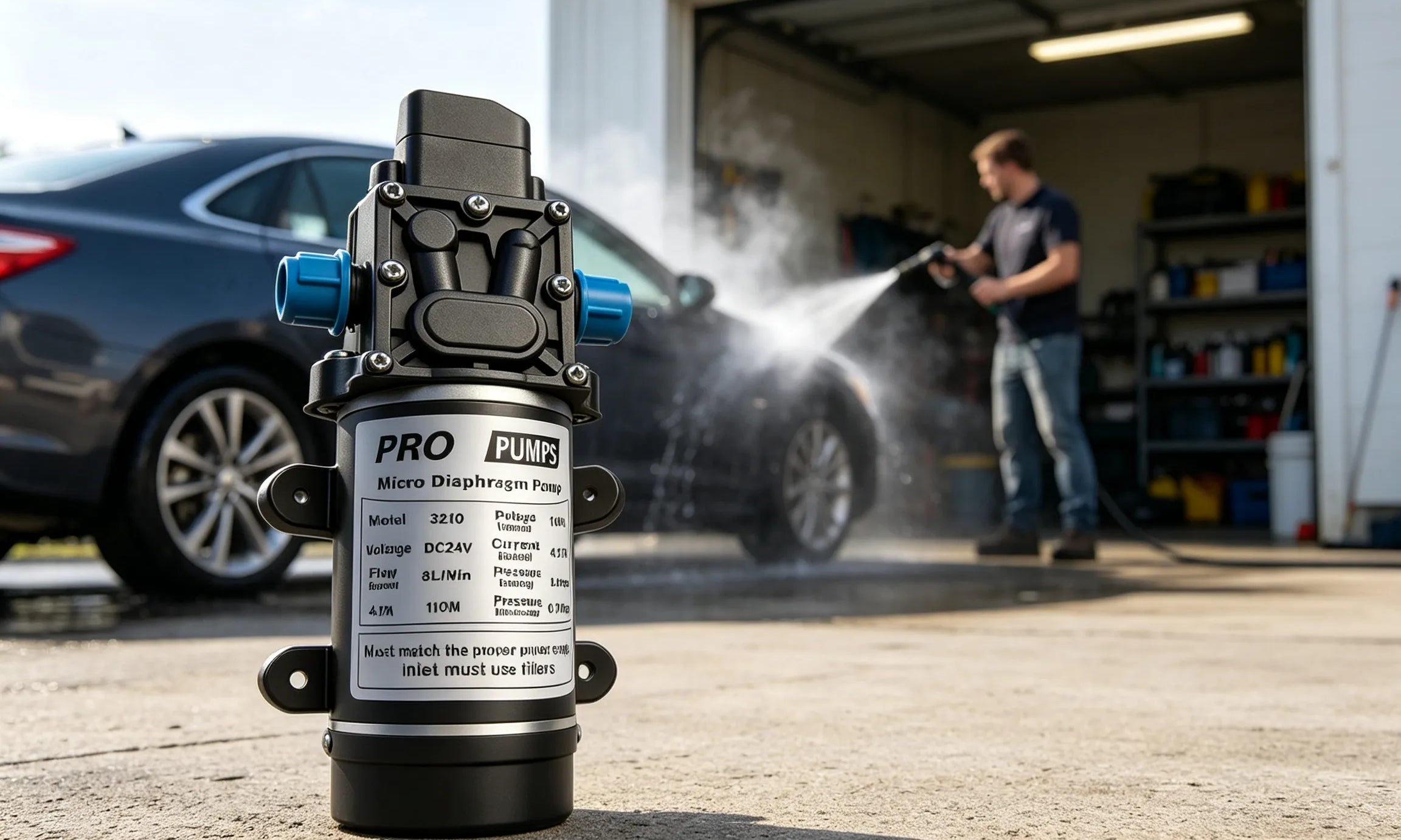 Flowatt  Car Wash Diaphragm Pumps