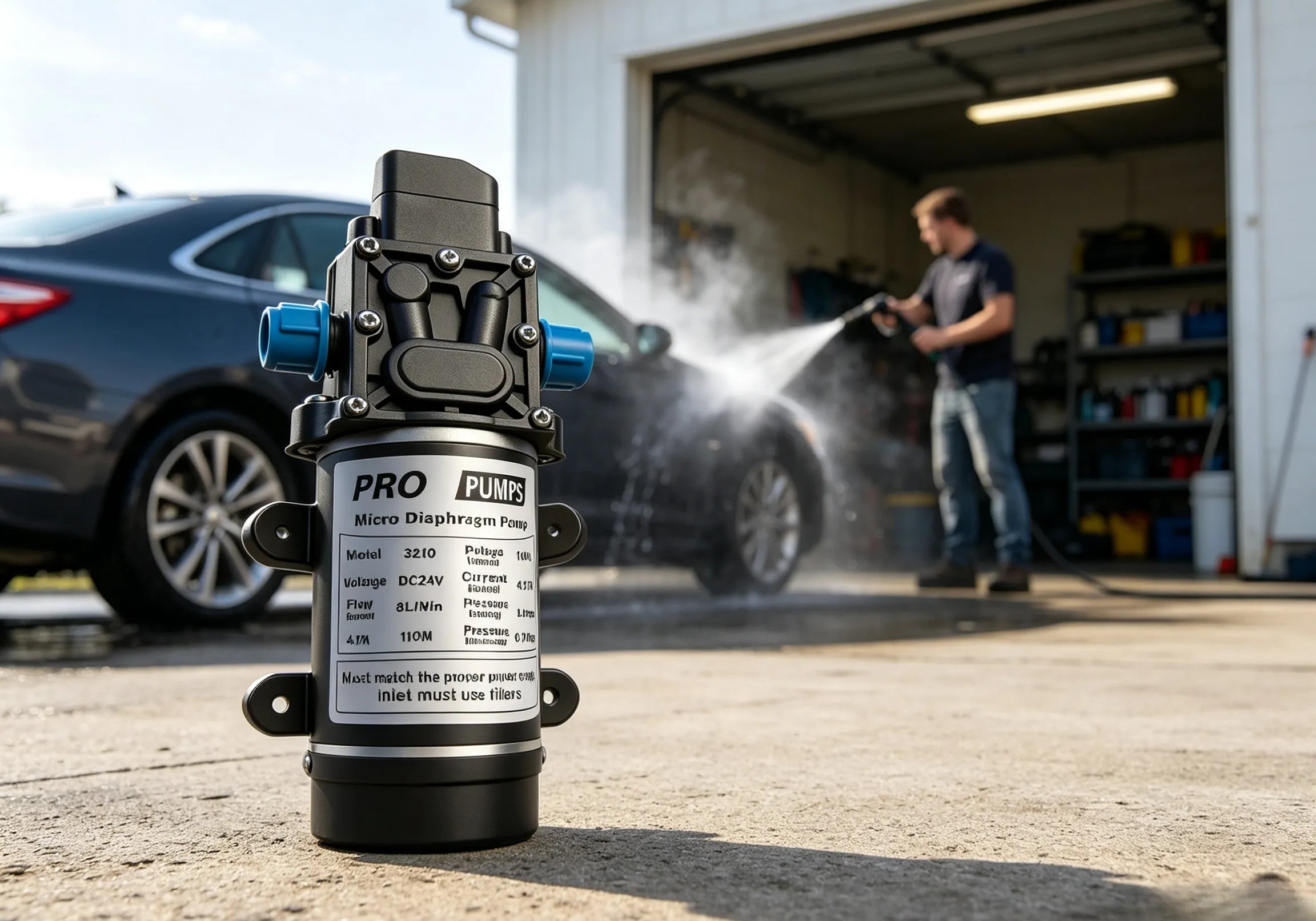 Flowatt  Car Wash Diaphragm Pumps