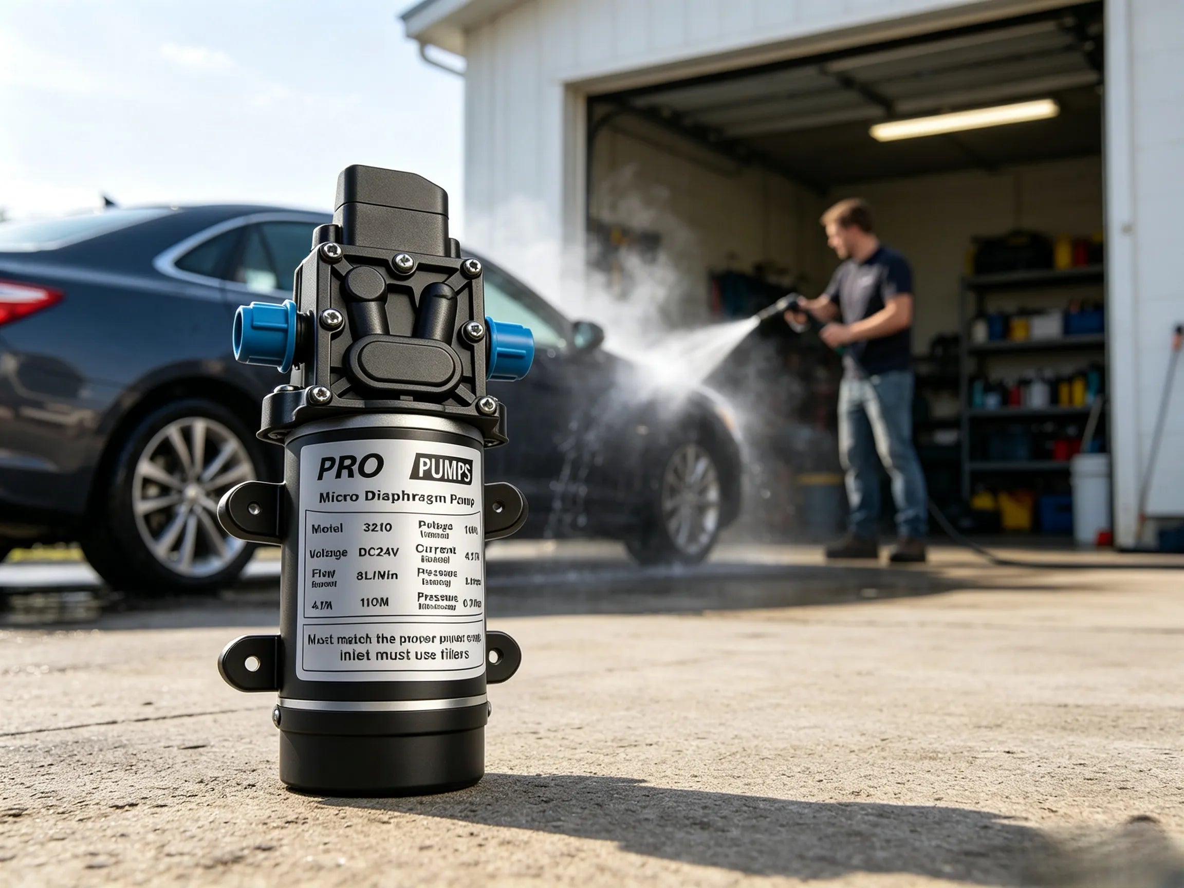 Flowatt  Car Wash Diaphragm Pumps