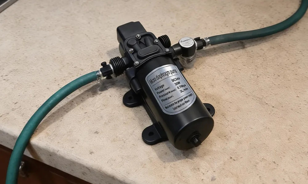 RV Solar Diaphragm Water Pump