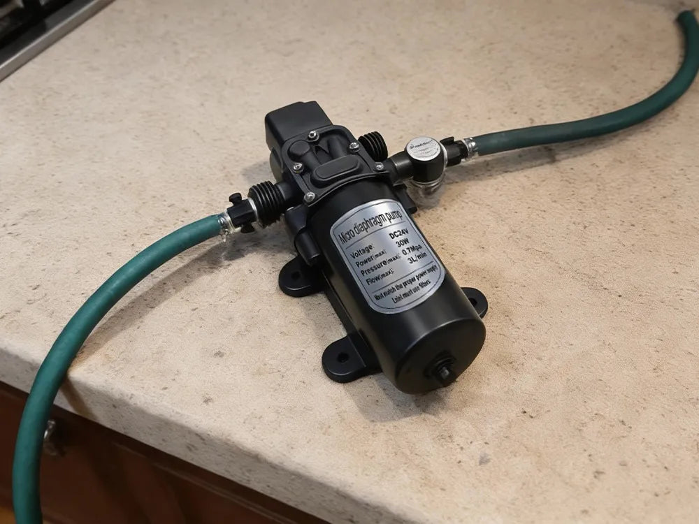 RV Solar Diaphragm Water Pump