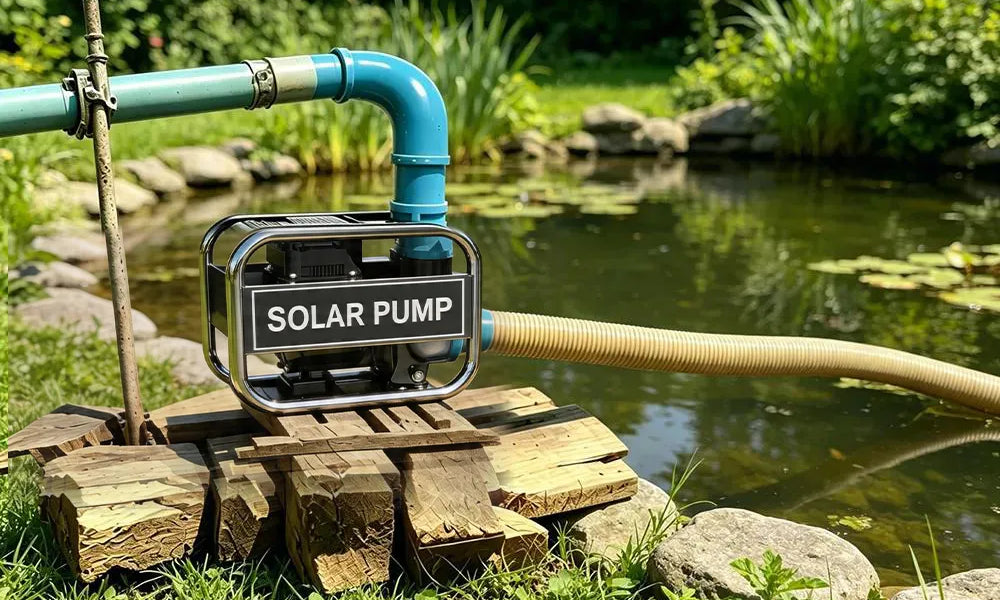 Solar Water Pump for Pond Pumping
