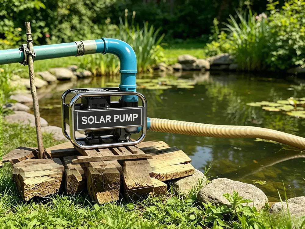 Solar Water Pump for Pond Pumping