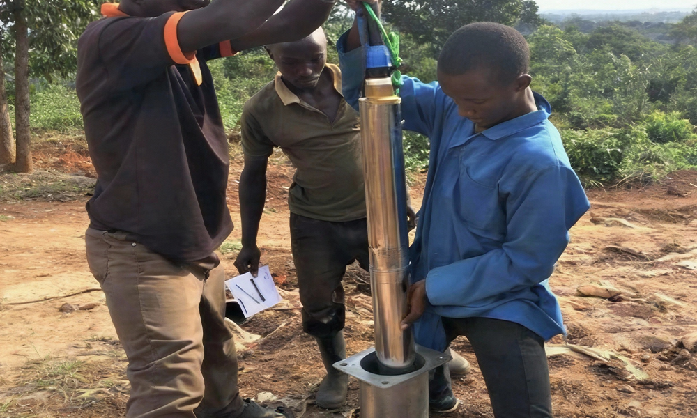 Submersible Well Pump Installation