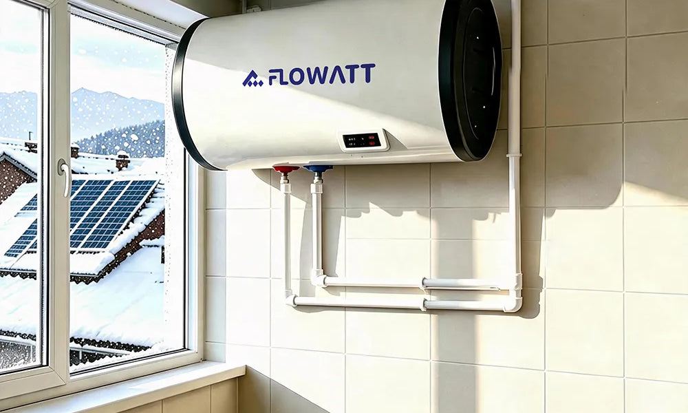 solar water heaters work in winter