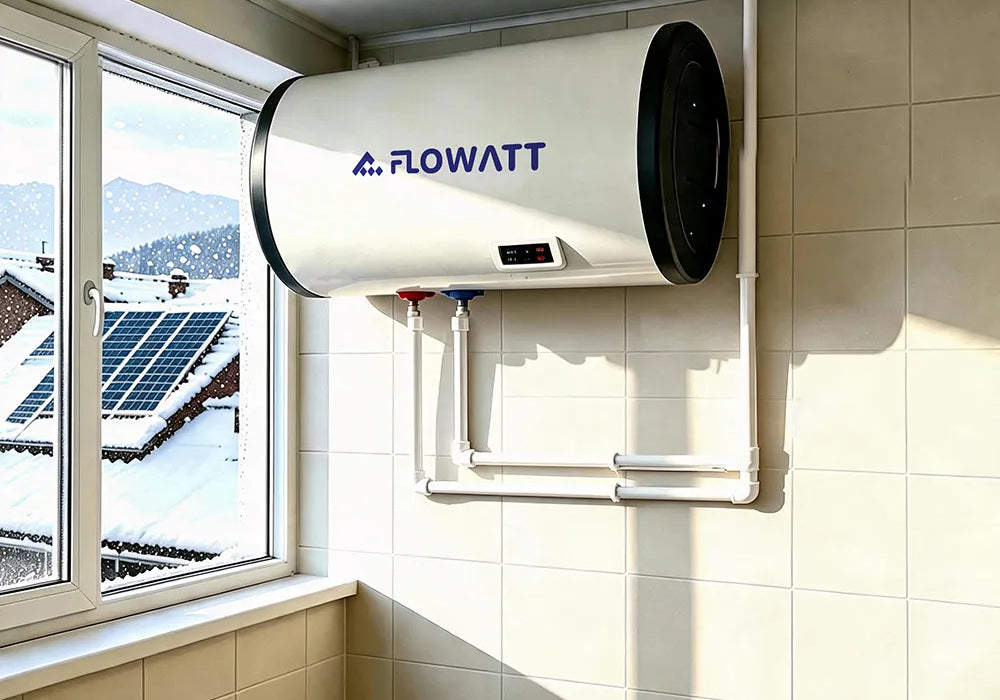 solar water heaters work in winter