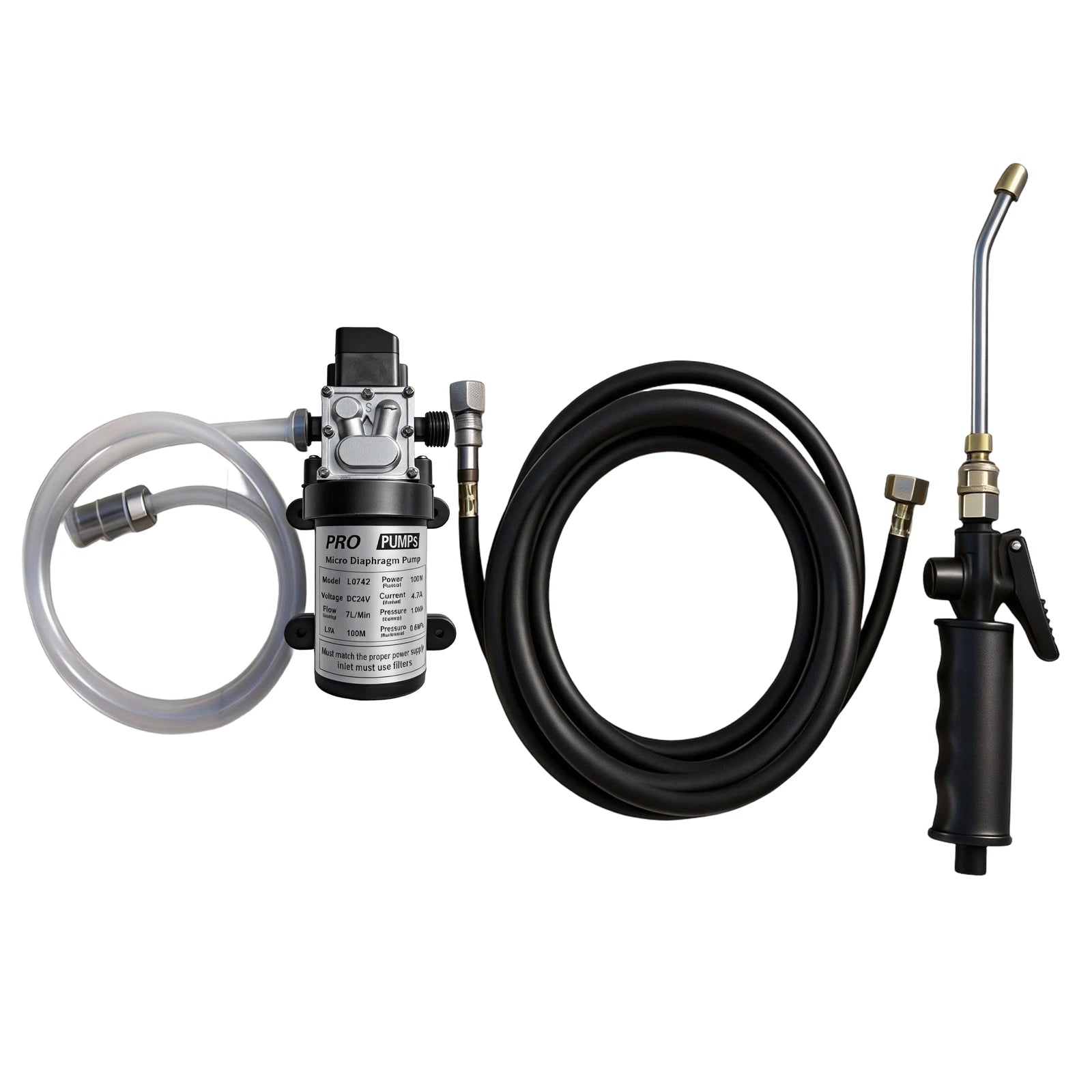 Flowatt 100W 24V Car Washe Diaphragm Pump-6