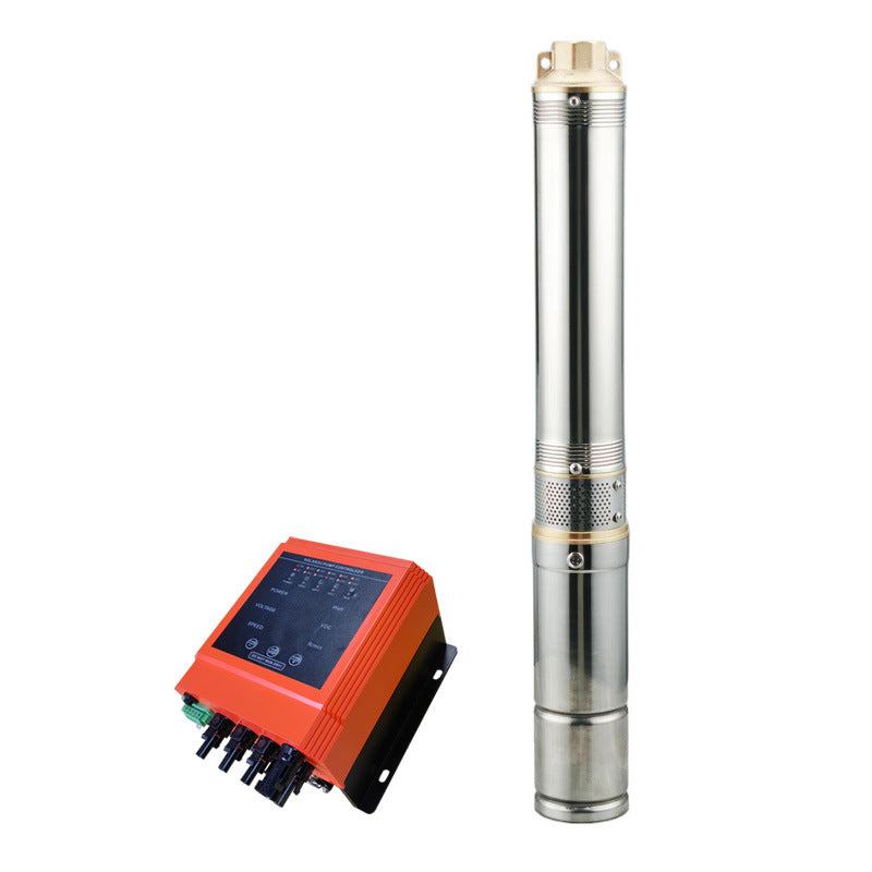 Compact 750W Solar Submersible Pump 3-Inch Deep Well Pump, 95m Max Head, Easy Installation