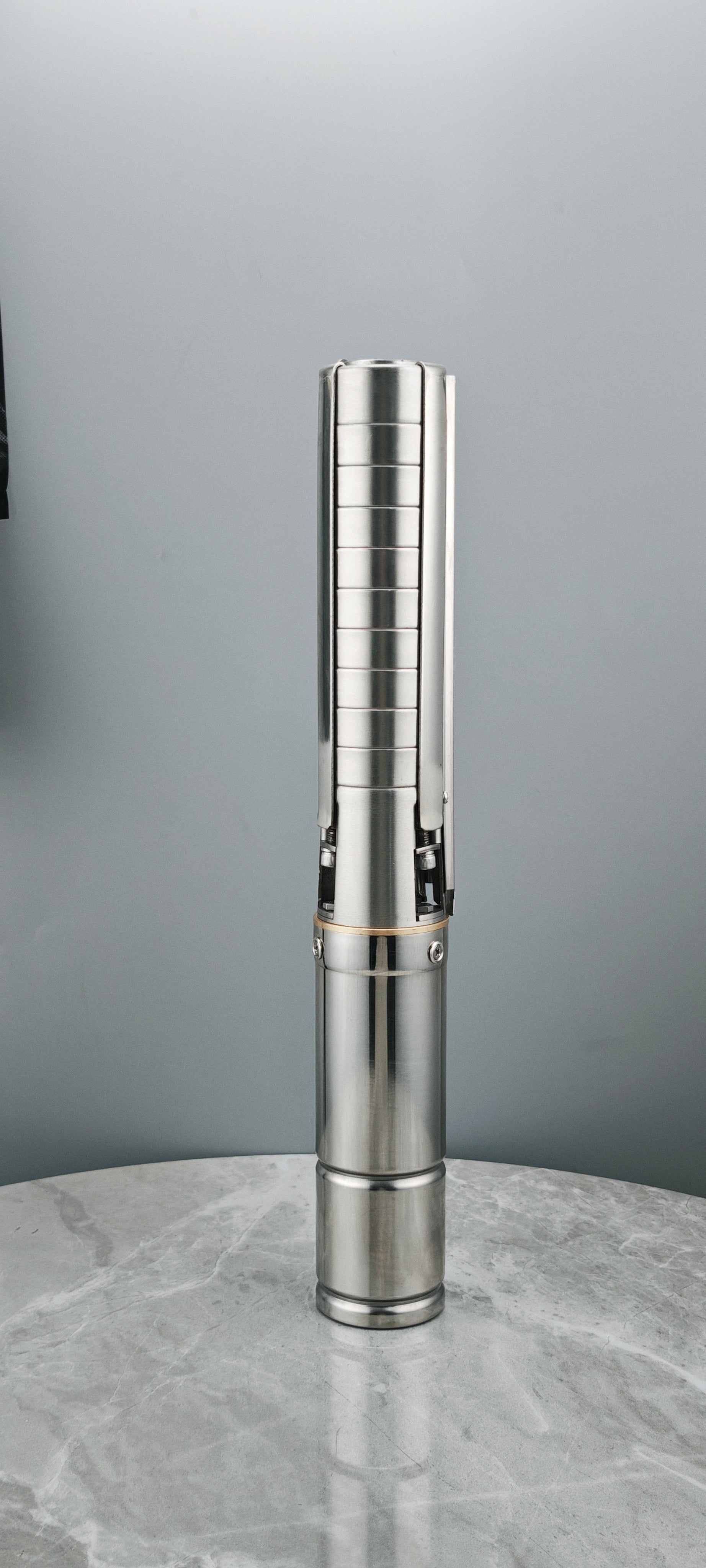 750W Stainless Steel Solar Submersible Pump 3-Inch Deep Well Pump, 95m Max Head, Long Lifespan