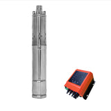 140W Helical Rotor Solar Submersible Pump 3-Inch Deep Well Pump, 50m Max Head, Low-Flow Precision