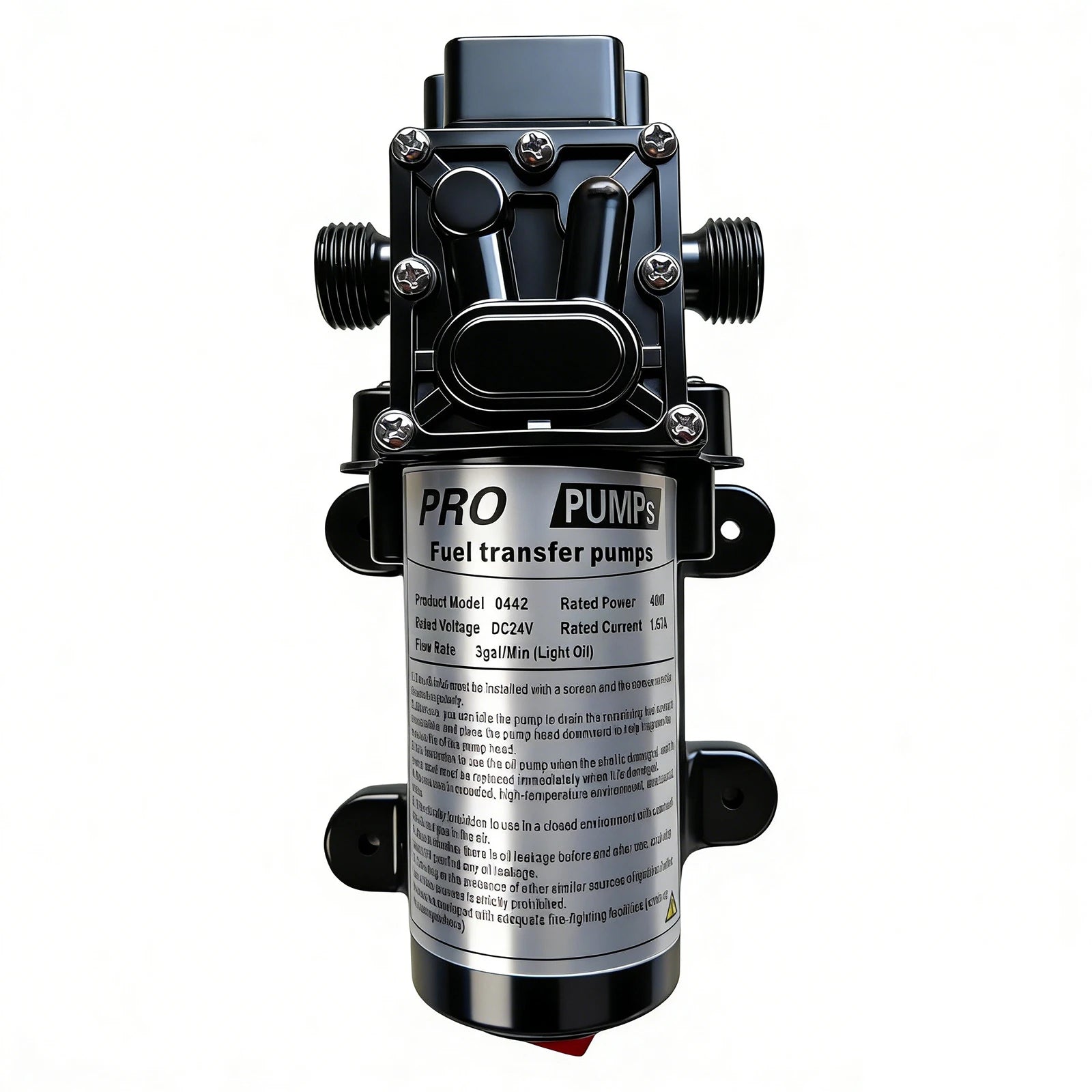 Flowatt 40W 24V Oil Transfer Diaphragm Pump-6