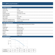 4inch 110VDC 1500W 135M Stainless Steel Reinforced Nylon Impeller Solar Deep Well Submersible Pump