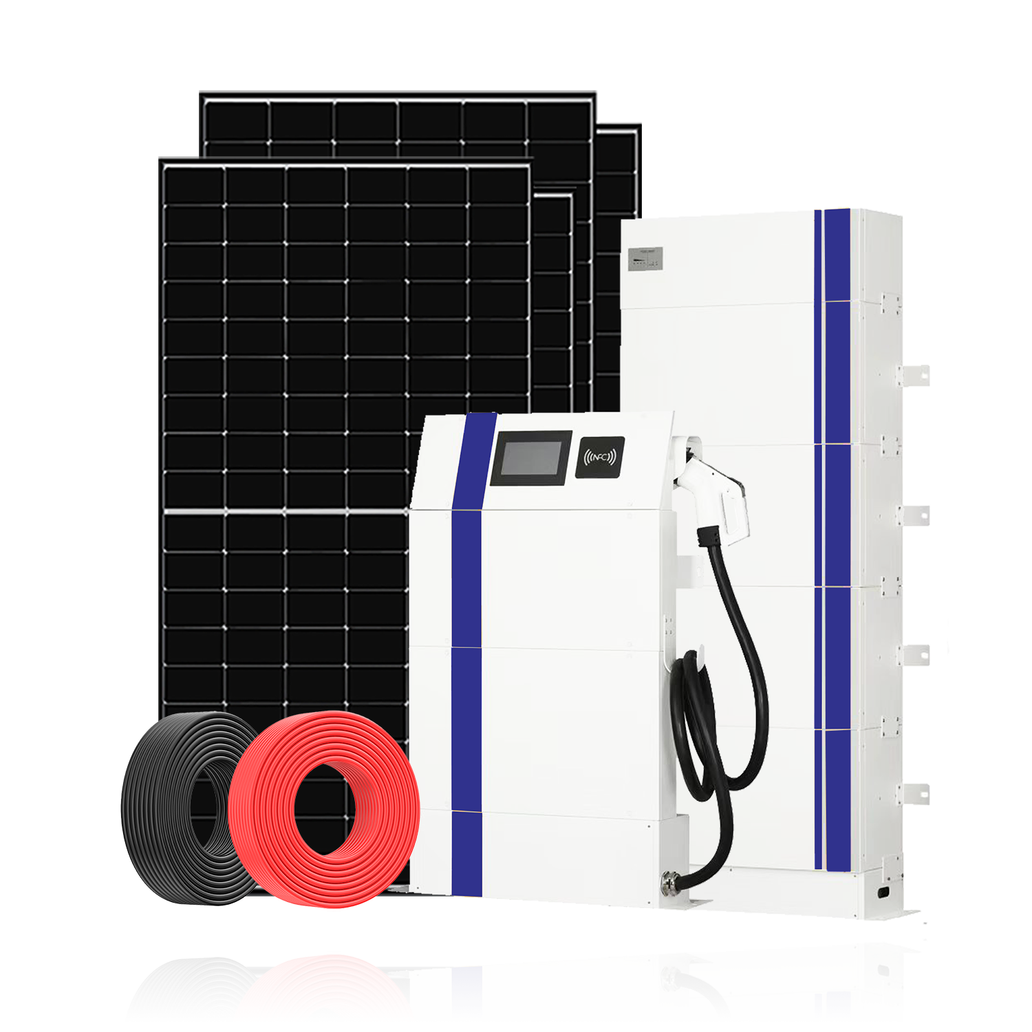 Flowatt FEV Series 30KW Solar Charging Cabinet For Electric Vehicle Charging Station Energy Storage System