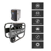 2inch 48VDC 550W 30M Cast Iron Brass Impeller Solar Surface Centrifugal Permanent Magnet Water Pump