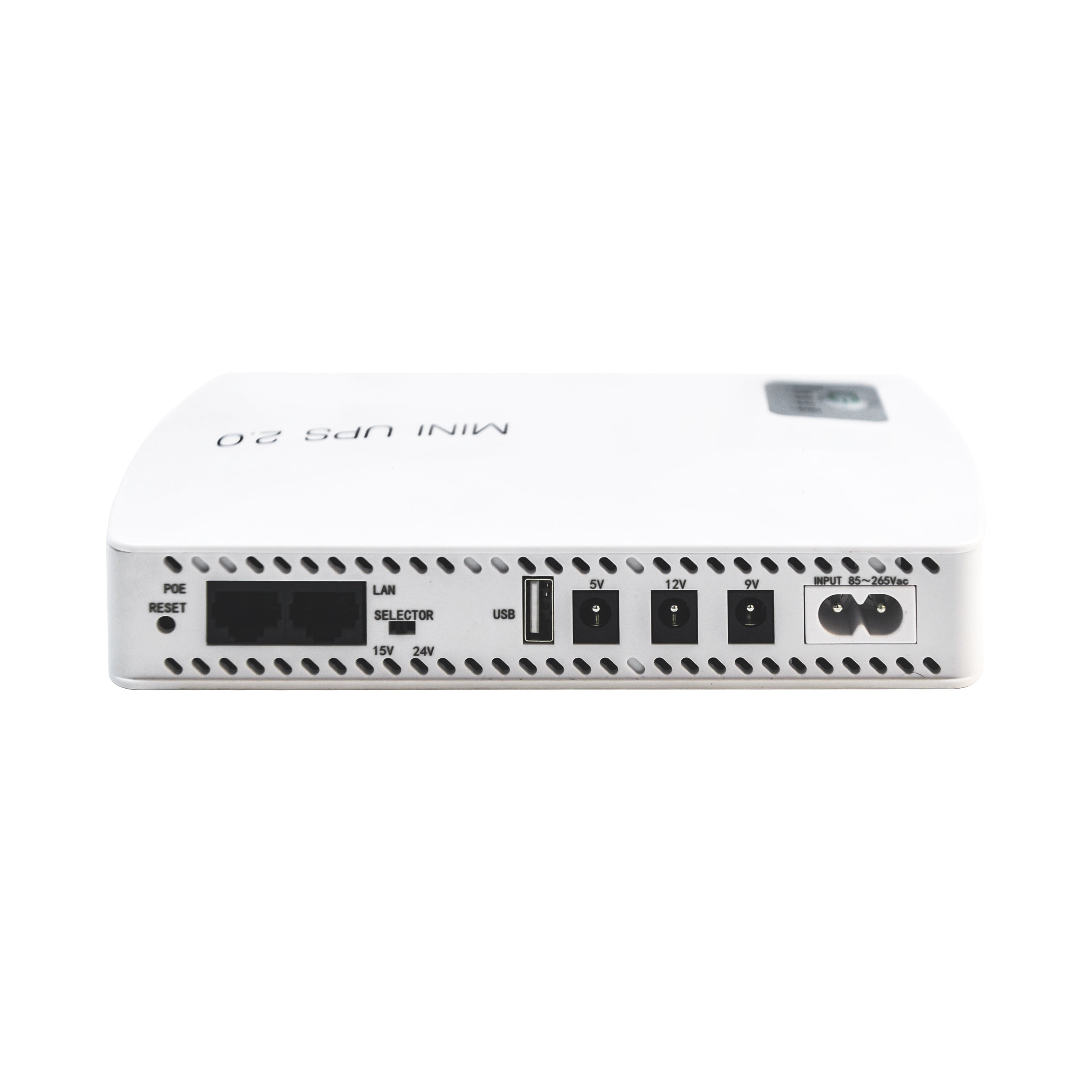 Mini DC UPS Battery Backup with PoE/USB/DC Outputs