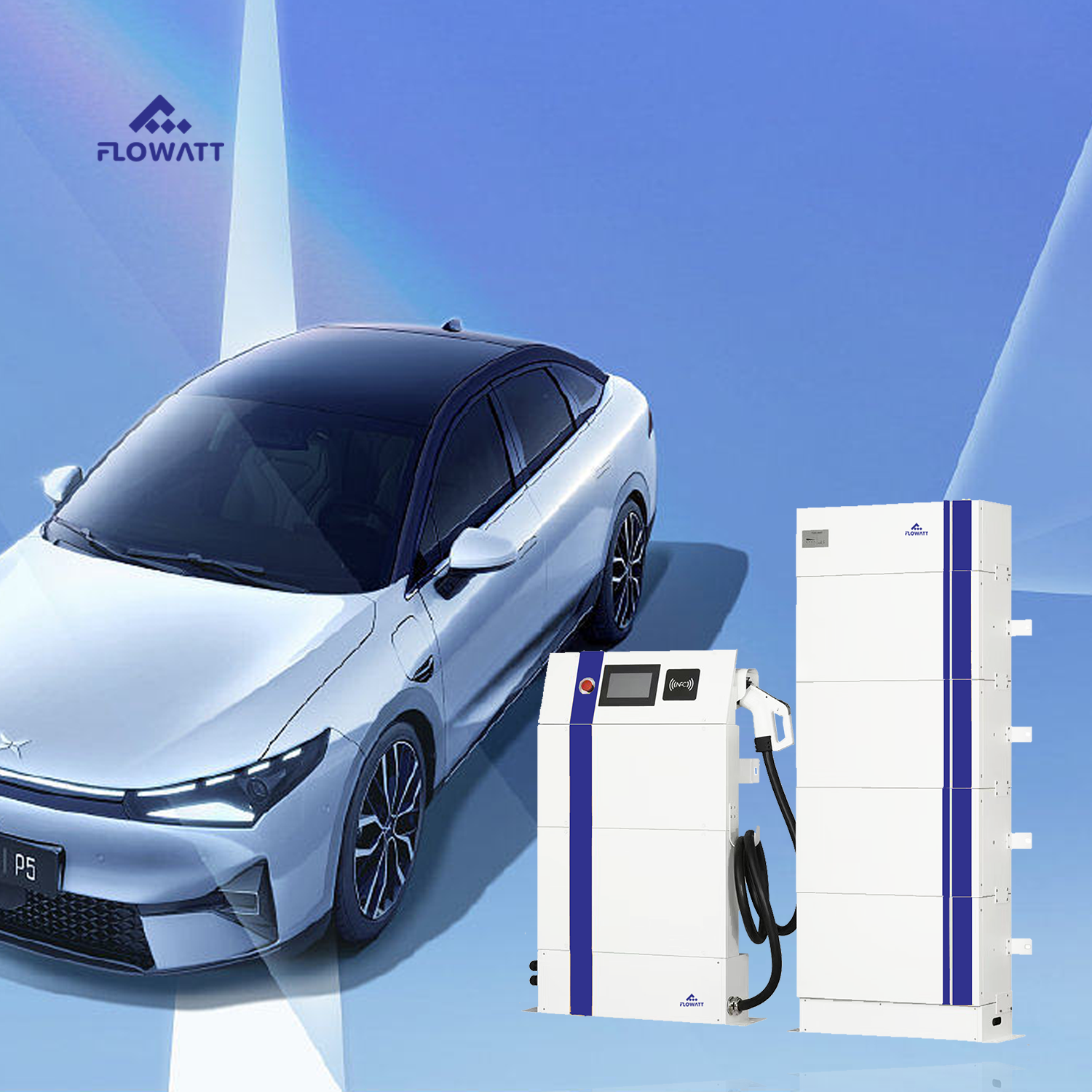 Flowatt FEV Series 30KW Solar Charging Cabinet For Electric Vehicle Charging Station Energy Storage System