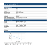 72 V 750 W Edelstahl-Tauchpumpe mit Spiralverzahnung