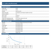 4inch 220VDC/VAC 2500W 185M Stainless Steel Solar Deep Well Submersible Pump