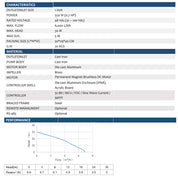 2inch 48VDC 550W 30M Cast Iron Brass Impeller Solar Surface Centrifugal Permanent Magnet Water Pump