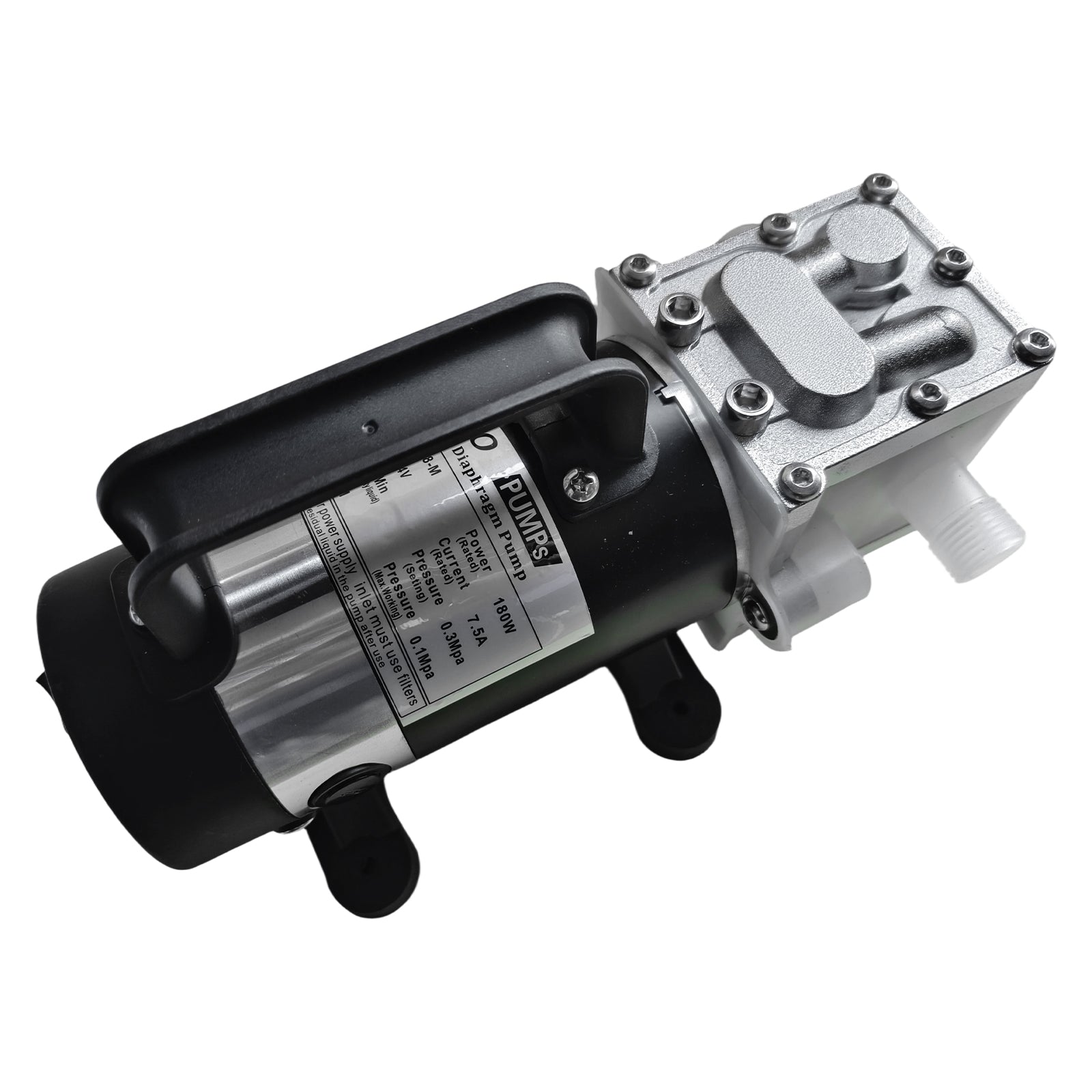 24VDC 180W 30M 20L/min 0.3MPa Food Grade Solar Diaphragm Water Pump