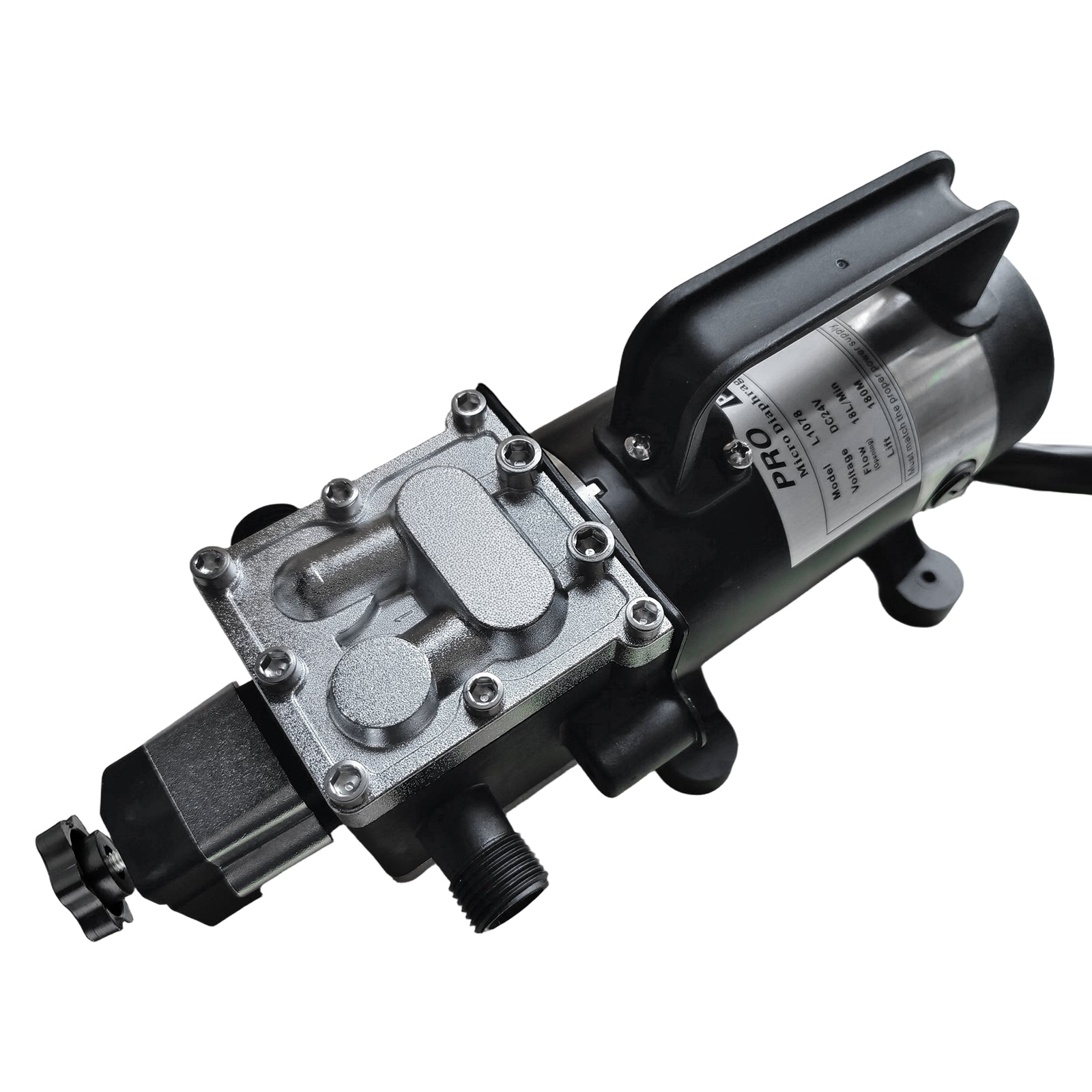 24VDC 400W 180M 18L/min 1.8Mpa Flushing Solar Diaphragm Pump