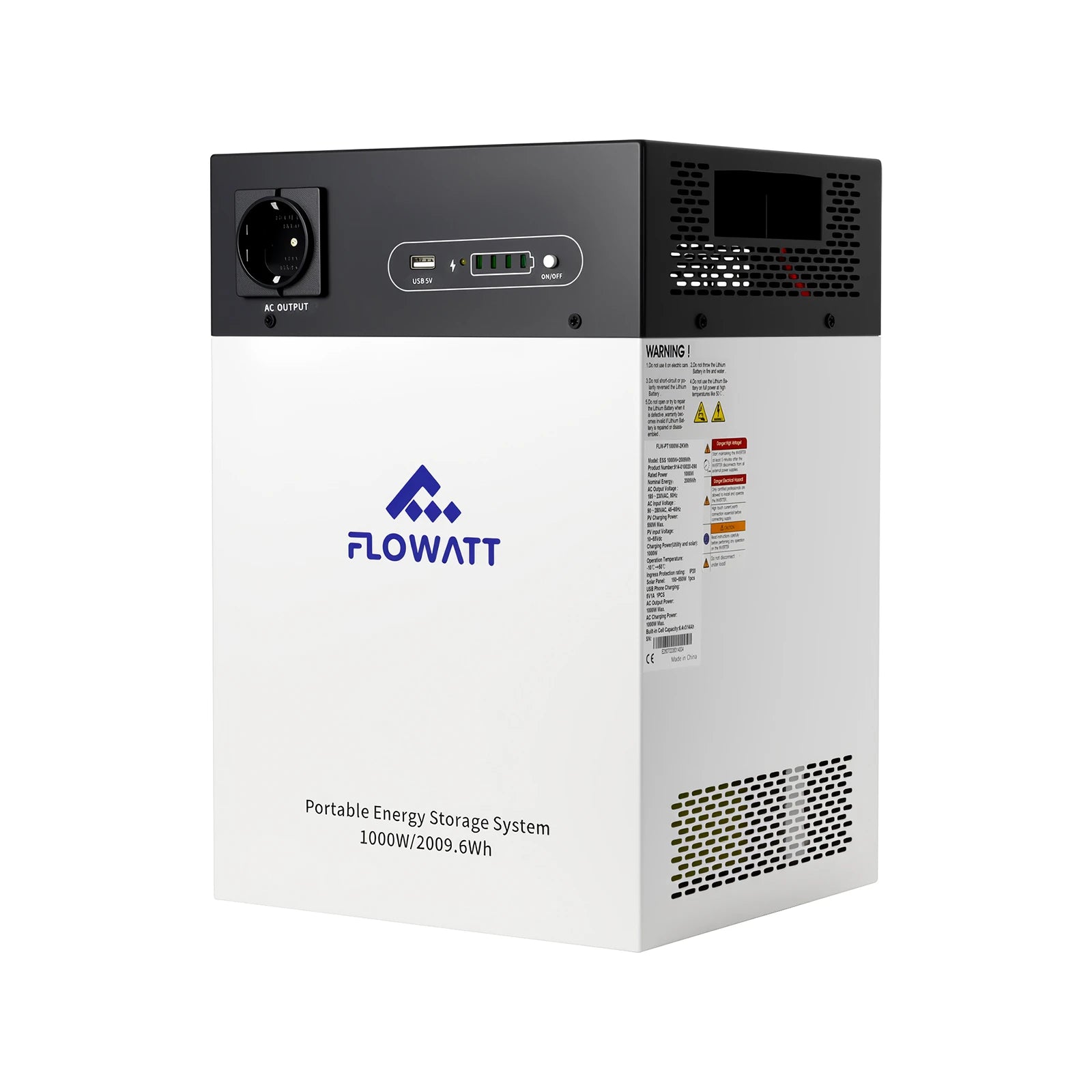 220V 1000W 2kWh Portable Power Station Energy Storage System