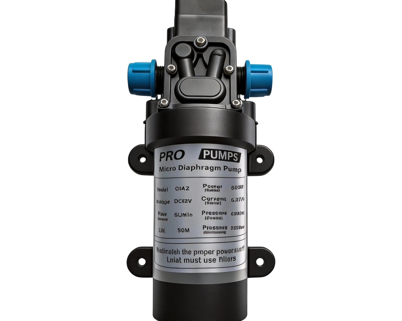 Flowatt 12VDC 80W Car Washer Diaphragm Pump-2