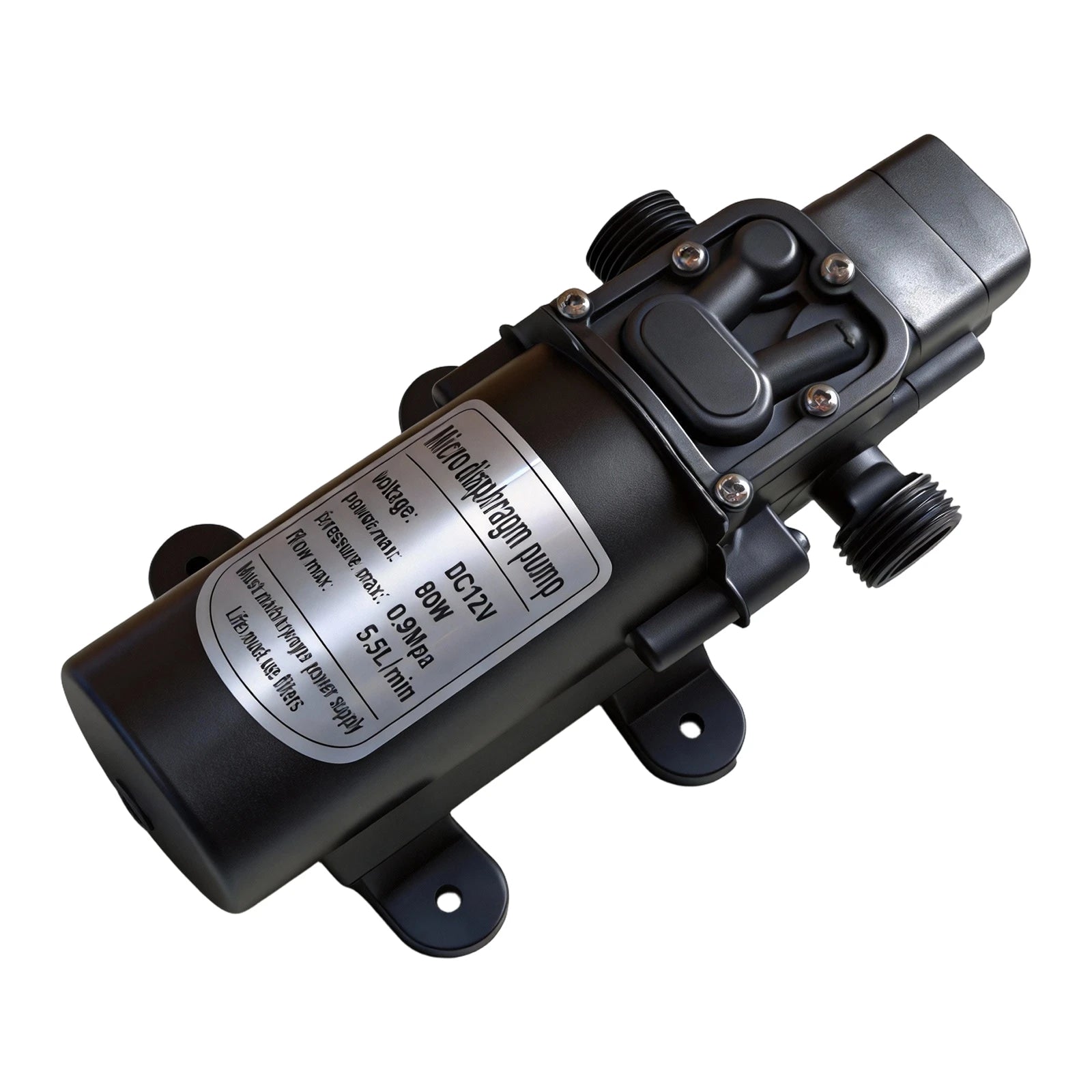 Flowatt 12VDC 80W Solar Diaphragm Pump-1