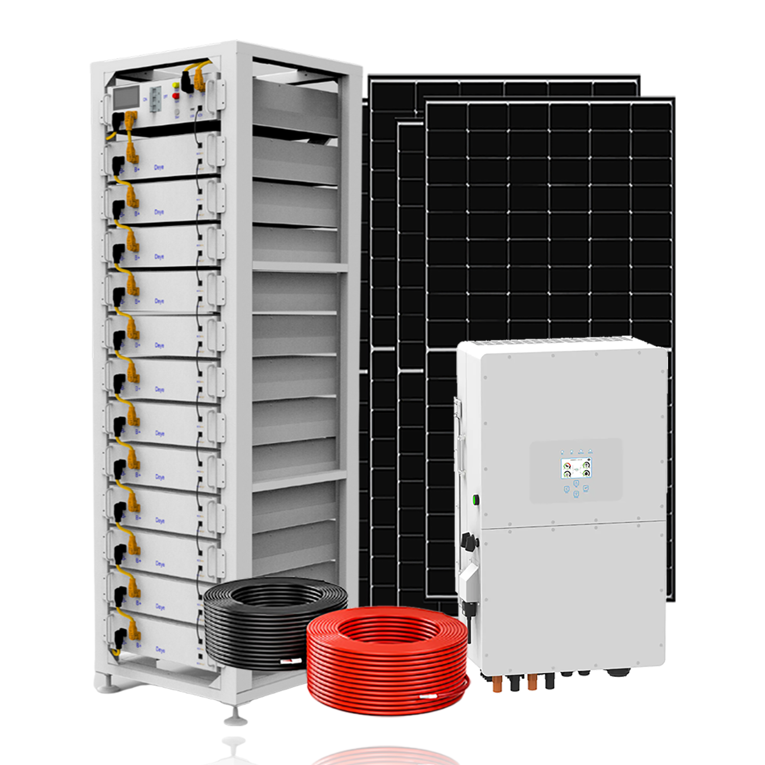 Flowatt 30KW Solar Energy Storage Systems Three Phase Lithium Battery For Commercial Use