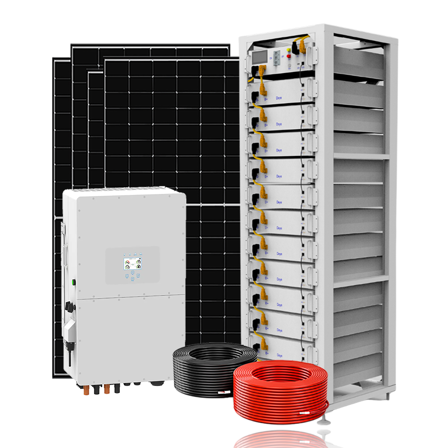 Flowatt 35KW Solar Energy Systems Three Phase Lithium Battery For Commercial Use