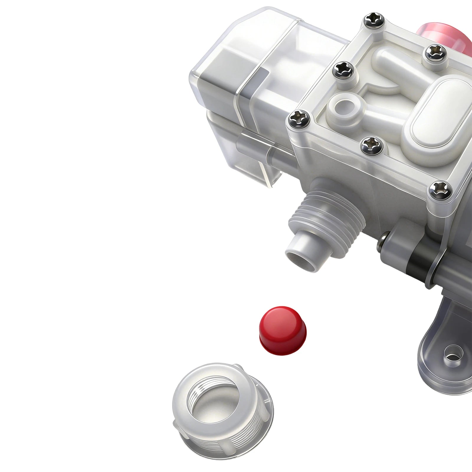 Flowatt 12VDC 70W Food Grade Solar Diaphragm Pump-5