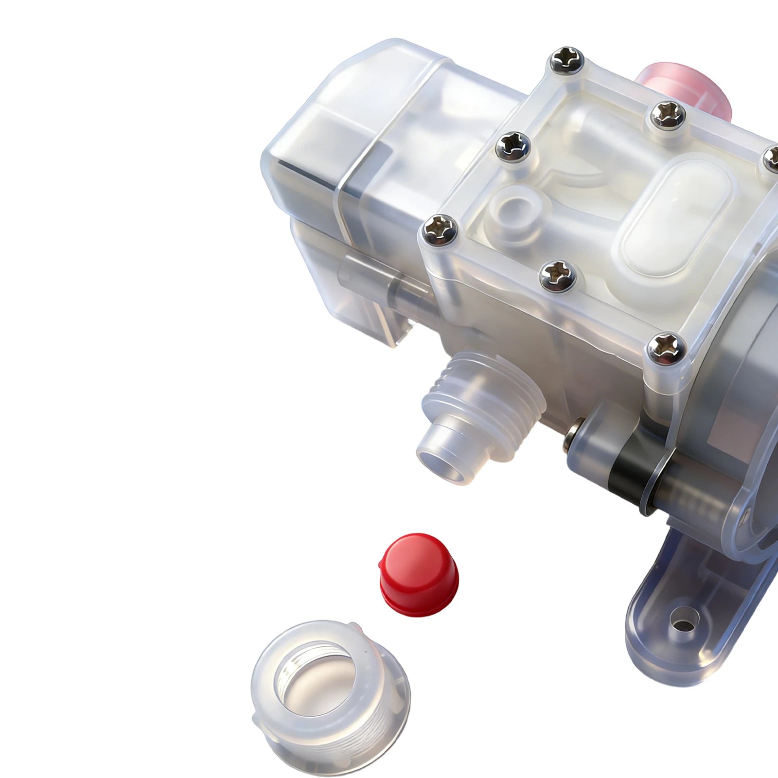Flowatt 24VDC 70W Food Grade Solar Diaphragm Pump-3