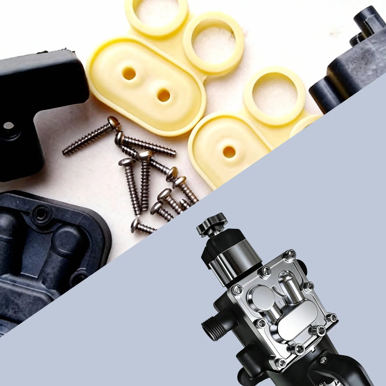 Flowatt 400W Flushing Solar Diaphragm Pump Parts