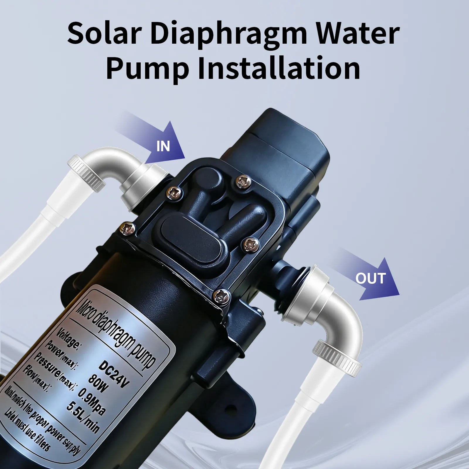 Flowatt_80W_24V_Solar_Diaphragm_Water_Pump
