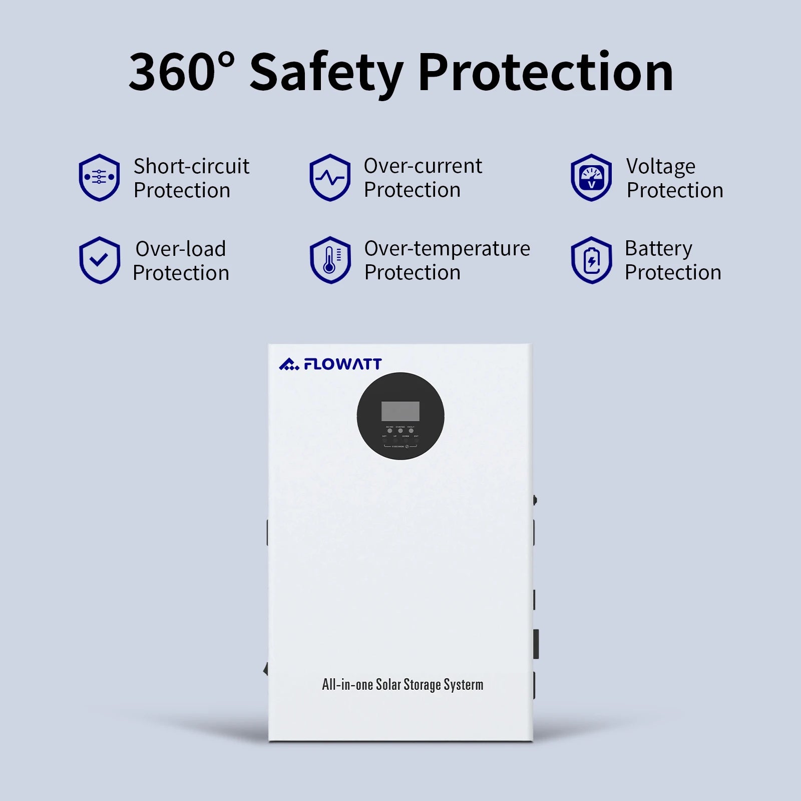 Flowatt EOT02S 3kW All in One Solar Storage System Features