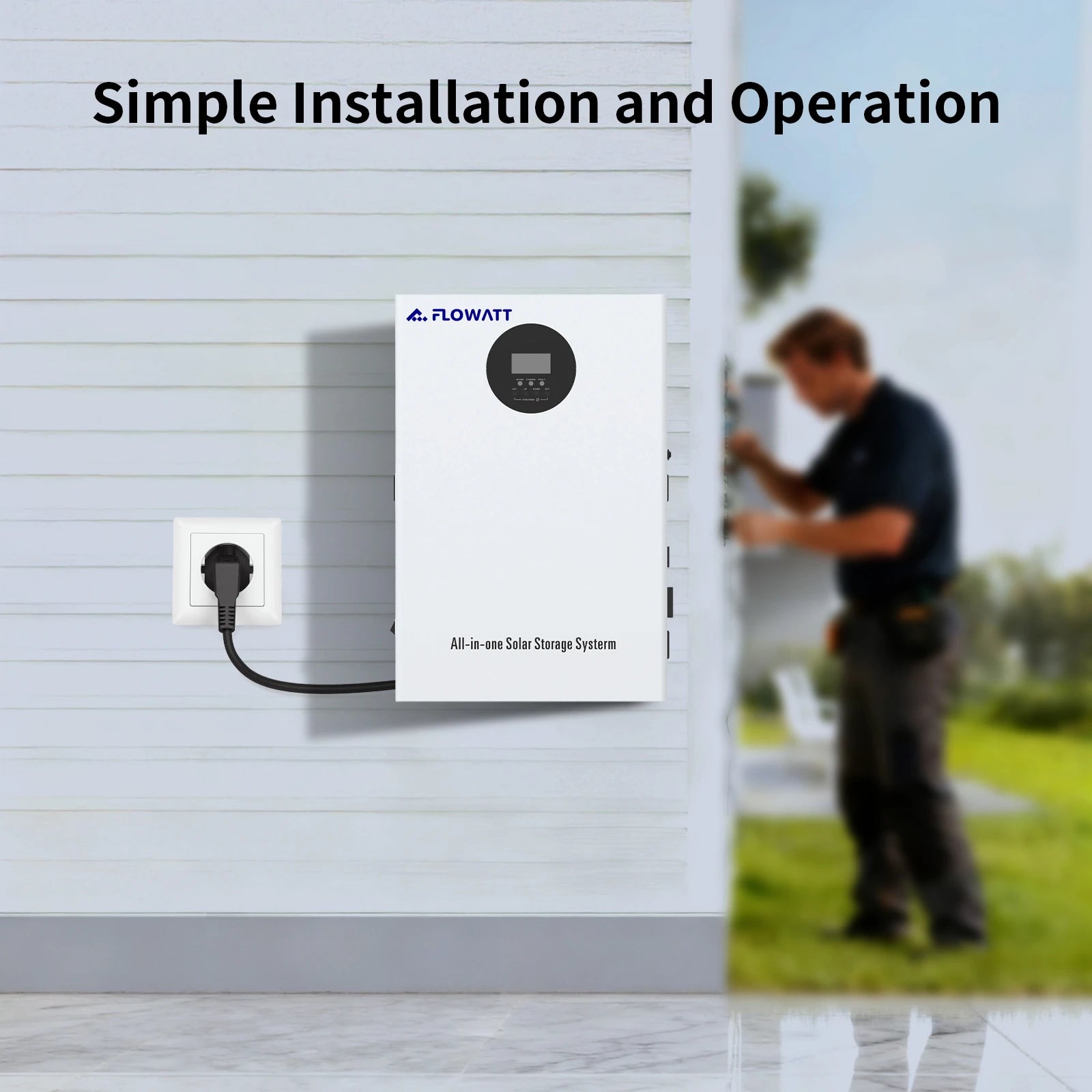 Flowatt EOT02S 3kW All in One Solar Storage System Installation
