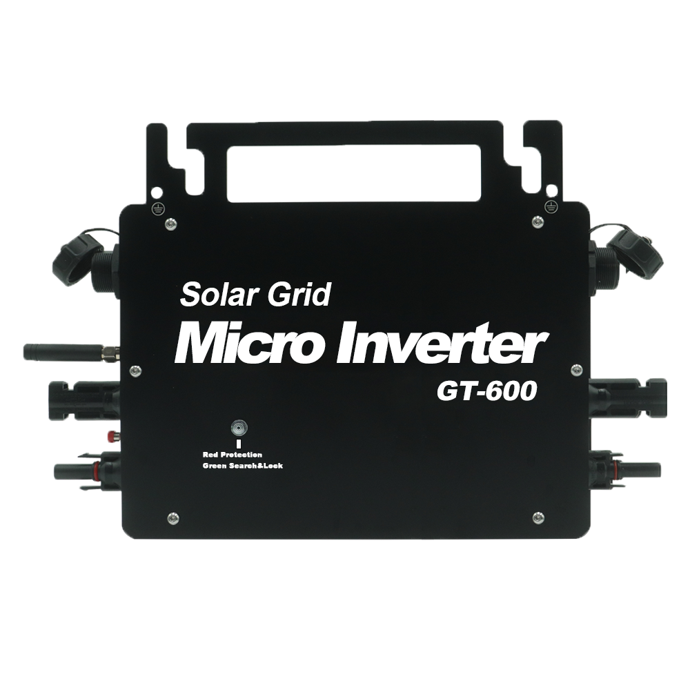 Balcony Solar Mounting Kit 600W MPPT Solar Inverter Grid Tie Inverter Micro Inverter IP65