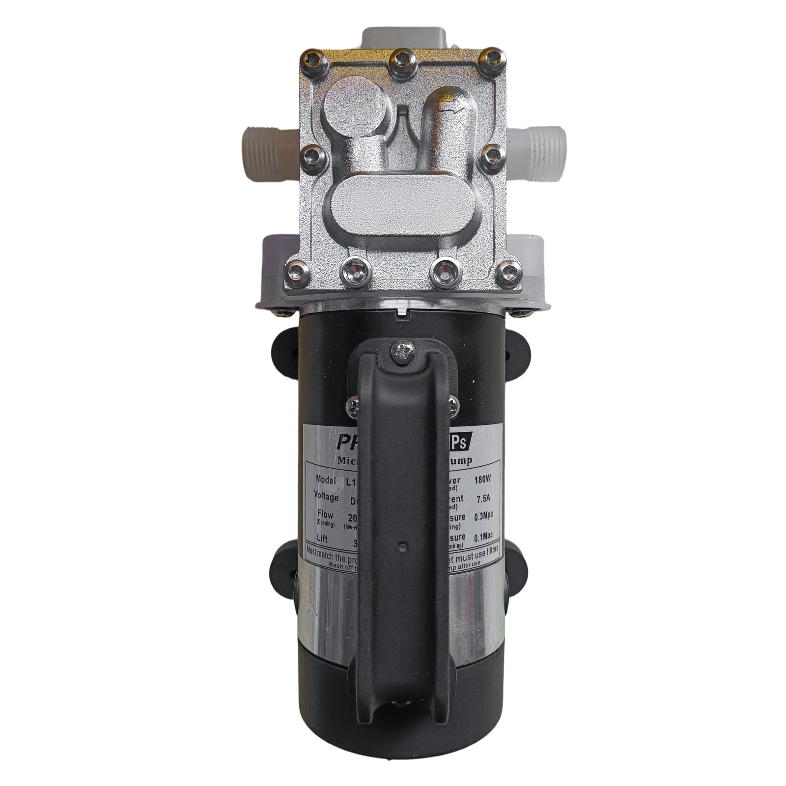 24VDC 180W 30M 20L/min 0.3MPa Food Grade Solar Diaphragm Water Pump