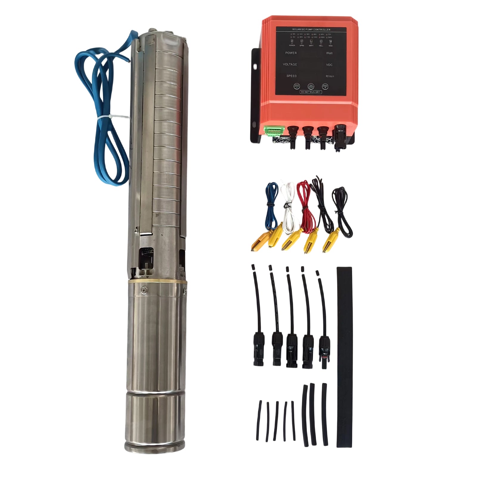 72 V 750 W Edelstahl-Tauchpumpe mit Spiralverzahnung