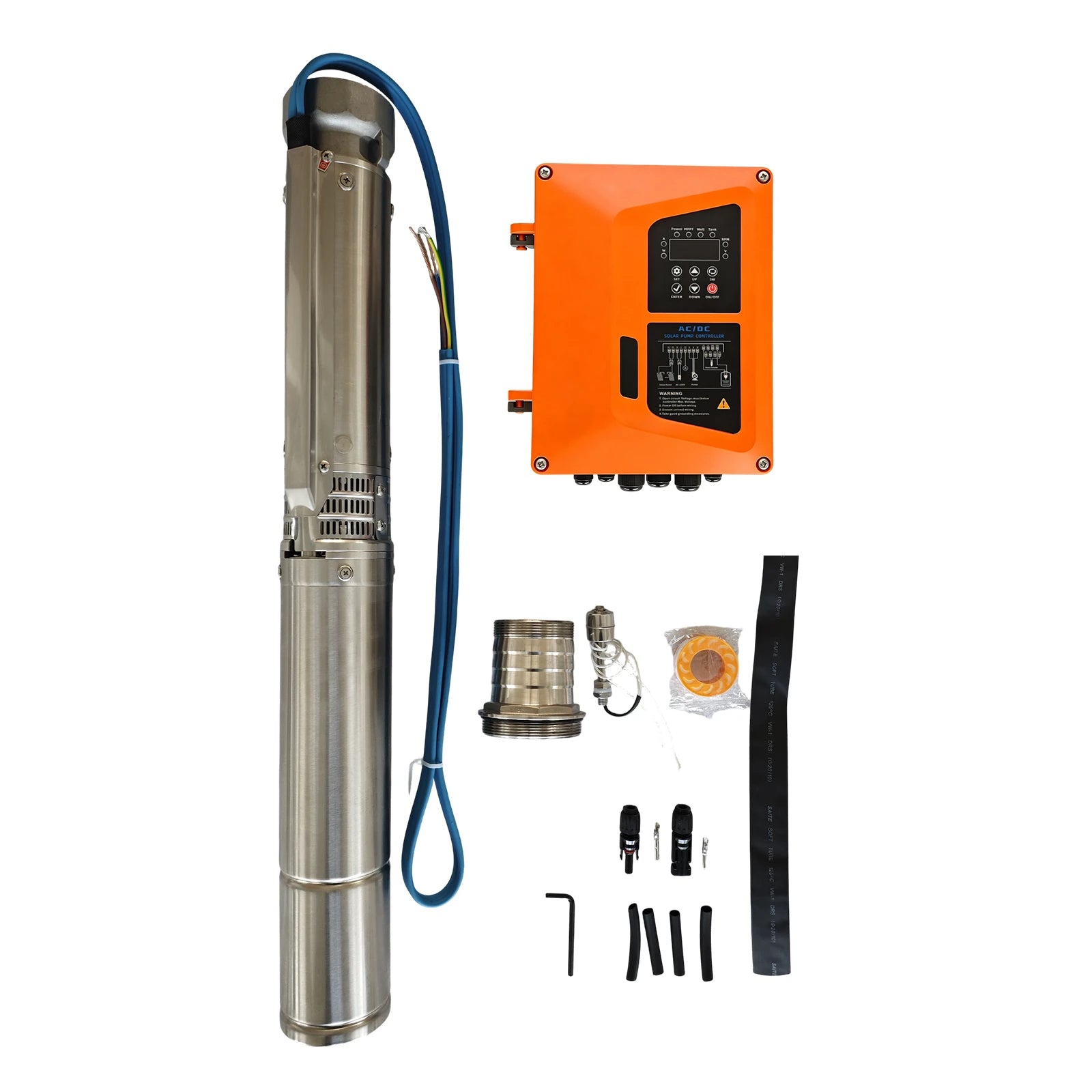 380 V, 5,5 kW, Edelstahl-Tauchpumpe mit Spiralverzahnung